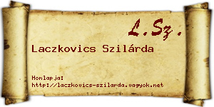 Laczkovics Szilárda névjegykártya
